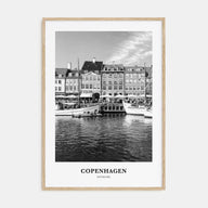 Copenhagen Portrait B&W No 1 Poster