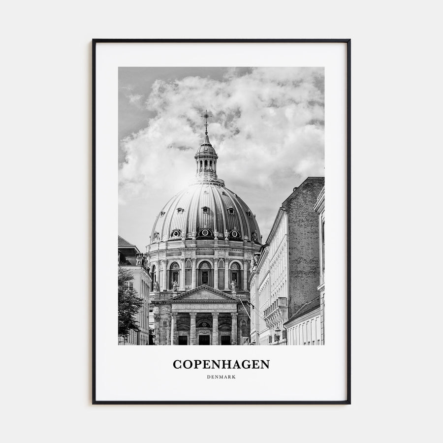 Copenhagen Portrait B&W No 2 Poster