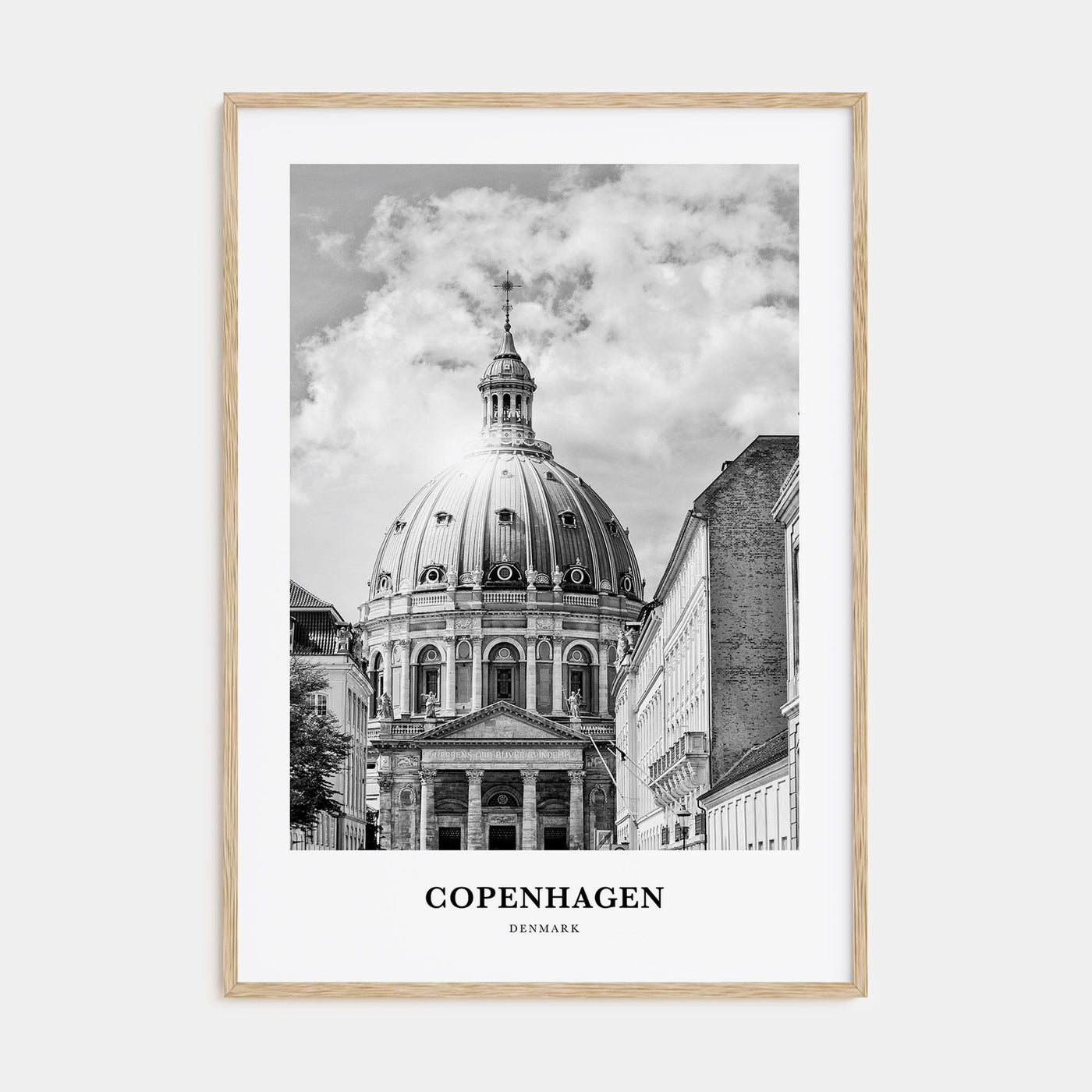 Copenhagen Portrait B&W No 2 Poster