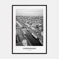 Copenhagen Portrait B&W No 3 Poster