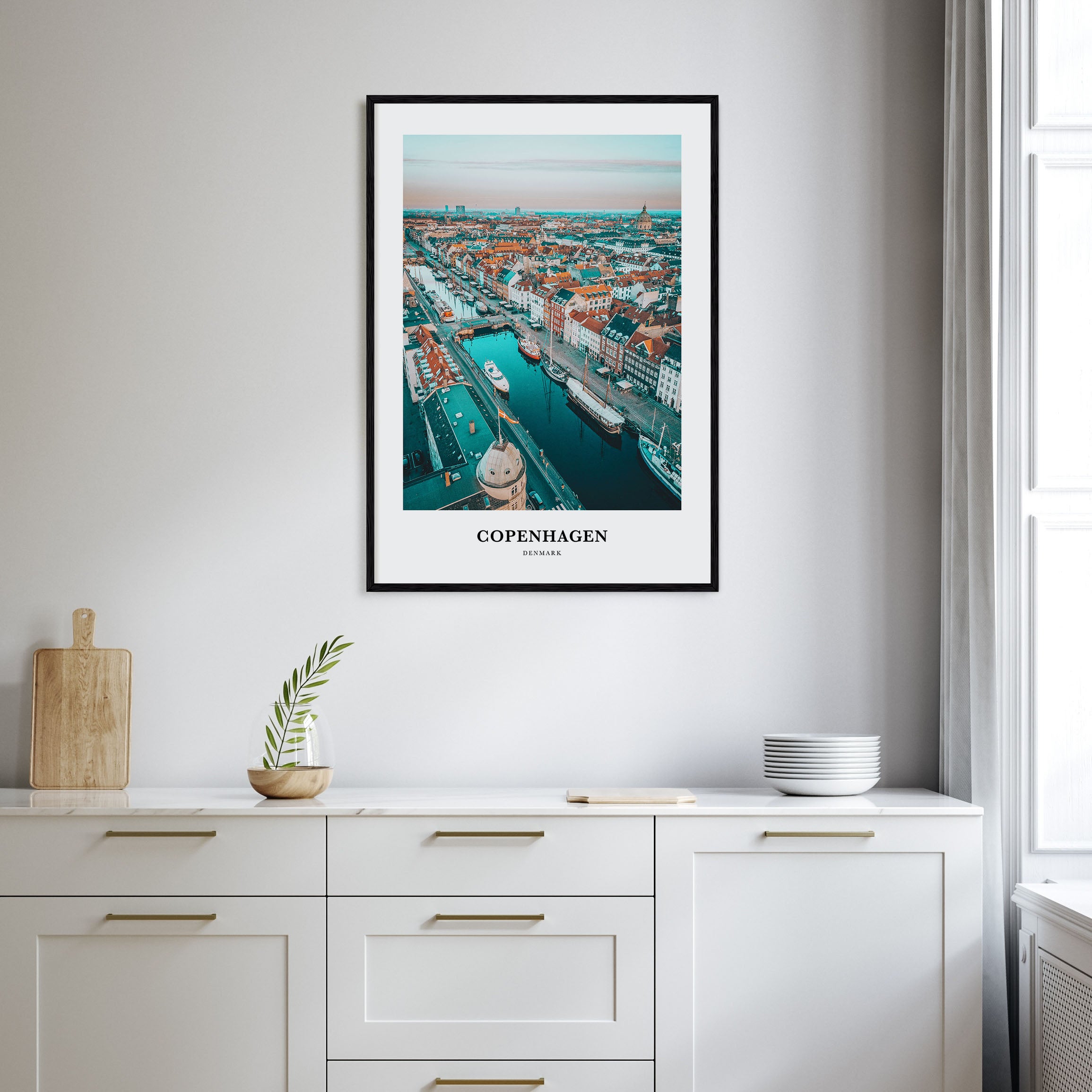 Copenhagen Portrait Color Poster