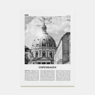 Copenhagen Travel B&W No 3 Poster