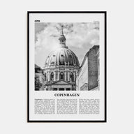 Copenhagen Travel B&W No 3 Poster