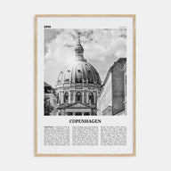 Copenhagen Travel B&W No 3 Poster