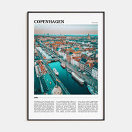 Copenhagen Travel Color Poster