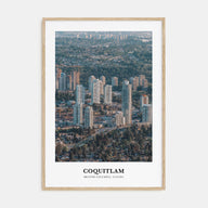 Coquitlam Portrait Color No 1 Poster