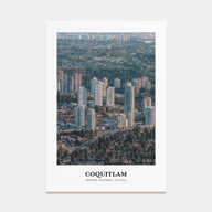 Coquitlam Portrait Color No 1 Poster