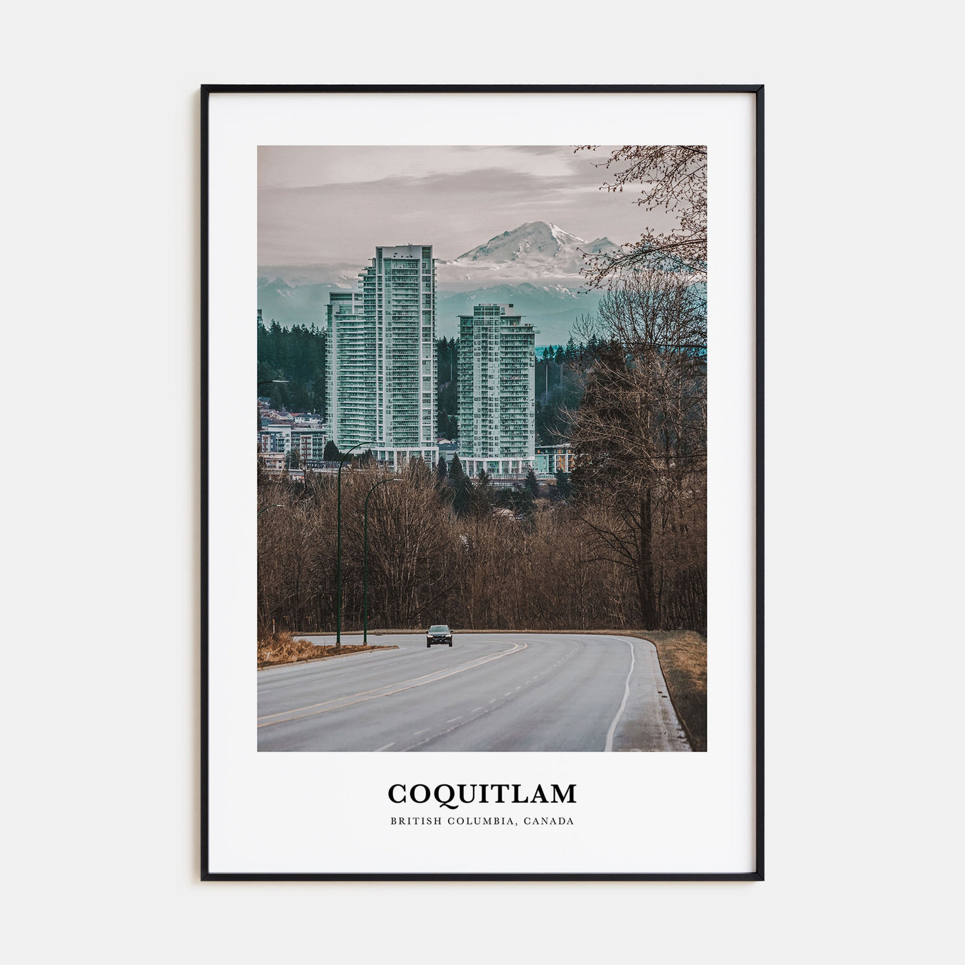 Coquitlam Portrait Color No 2 Poster