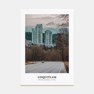 Coquitlam Portrait Color No 2 Poster