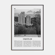 Coquitlam Travel B&W No 1 Poster