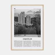 Coquitlam Travel B&W No 1 Poster
