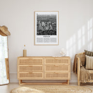 Coquitlam Travel B&W No 2 Poster