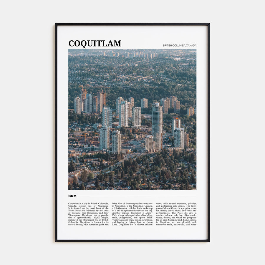 Coquitlam Travel Color No 1 Poster