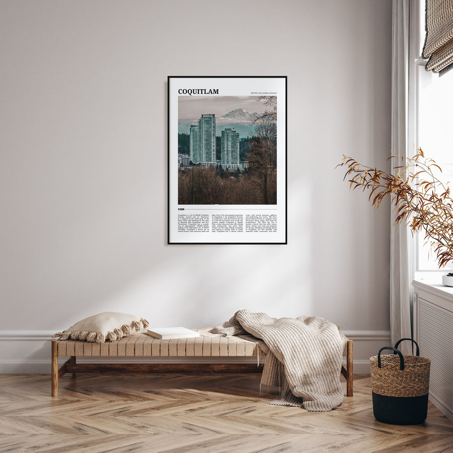 Coquitlam Travel Color No 2 Poster