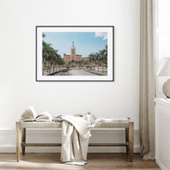 Coral Gables Landscape Color Poster