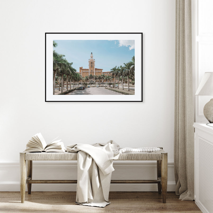 Coral Gables Landscape Color Poster