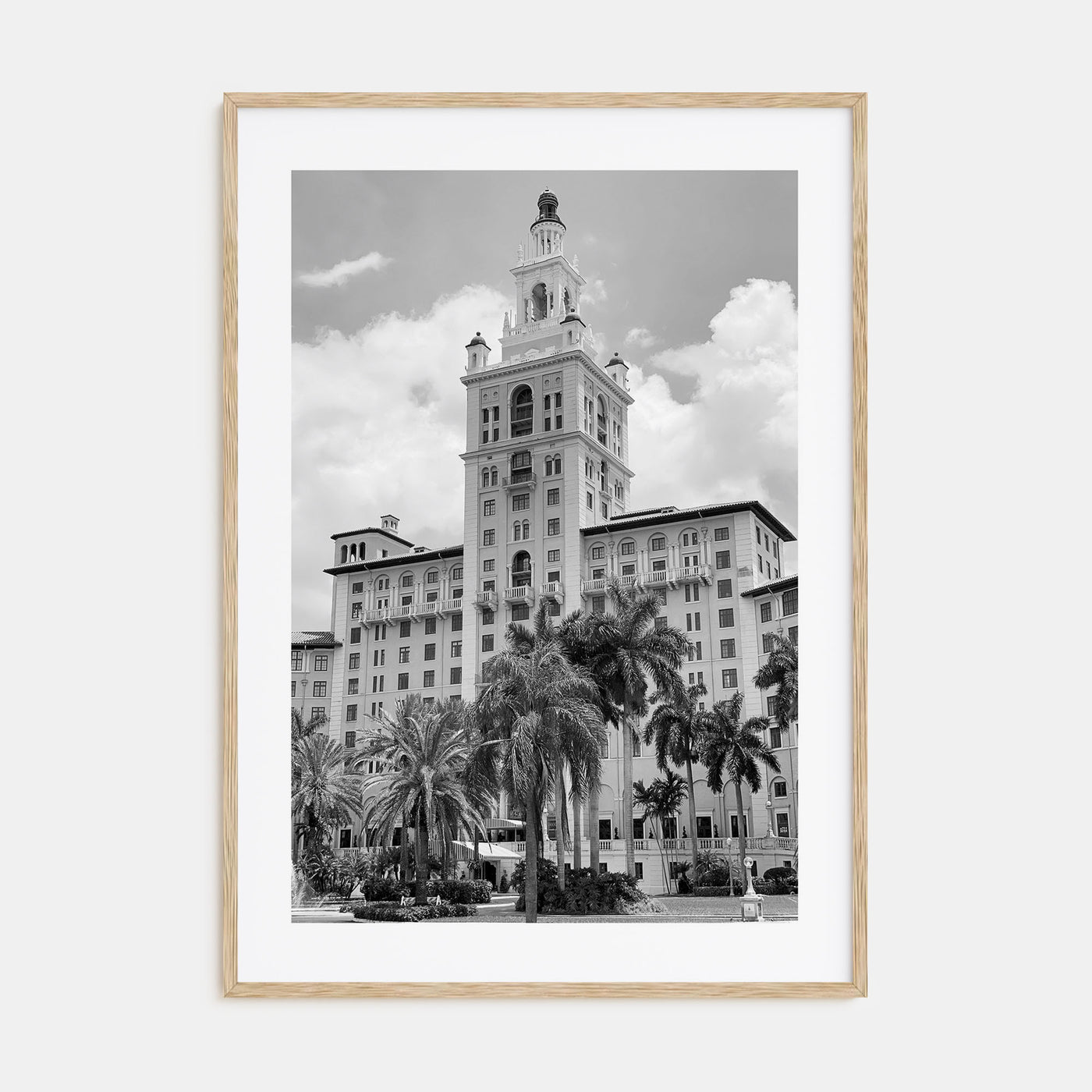 Coral Gables Photo B&W Poster