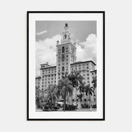 Coral Gables Photo B&W Poster