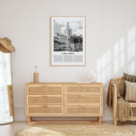 Coral Gables Travel B&W Poster