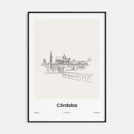 Córdoba, Argentina Drawn Poster
