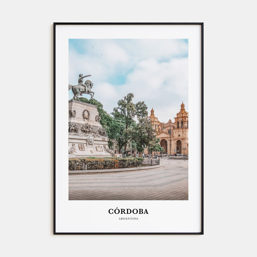 Córdoba, Argentina Portrait Color Poster