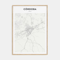 Córdoba, Spain Map Portrait Poster
