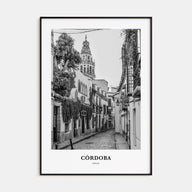 Córdoba, Spain Portrait B&W Poster