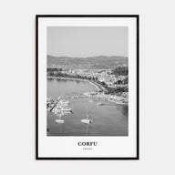 Corfu Portrait B&W Poster