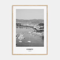 Corfu Portrait B&W Poster