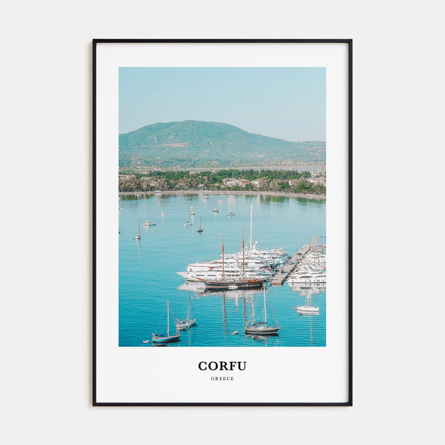 Corfu Portrait Color Poster