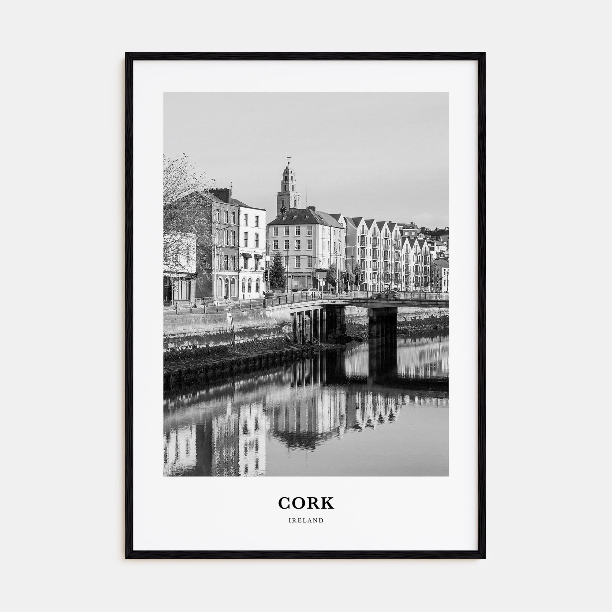 Cork Portrait B&W Poster