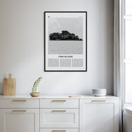 Corn Islands Travel B&W Poster
