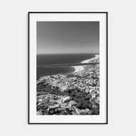 Corona del Mar Photo B&W Poster