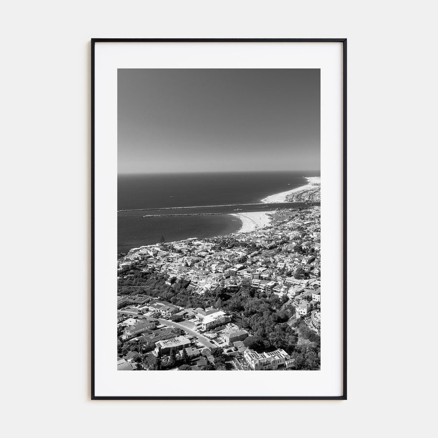 Corona del Mar Photo B&W Poster