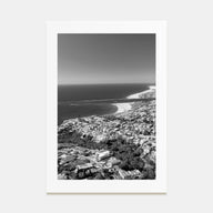 Corona del Mar Photo B&W Poster