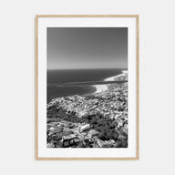 Corona del Mar Photo B&W Poster