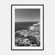 Corona del Mar Photo B&W Poster