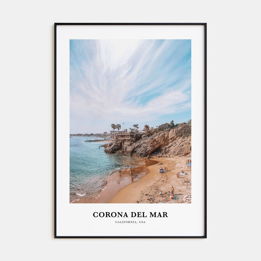 Corona del Mar Portrait Color Poster
