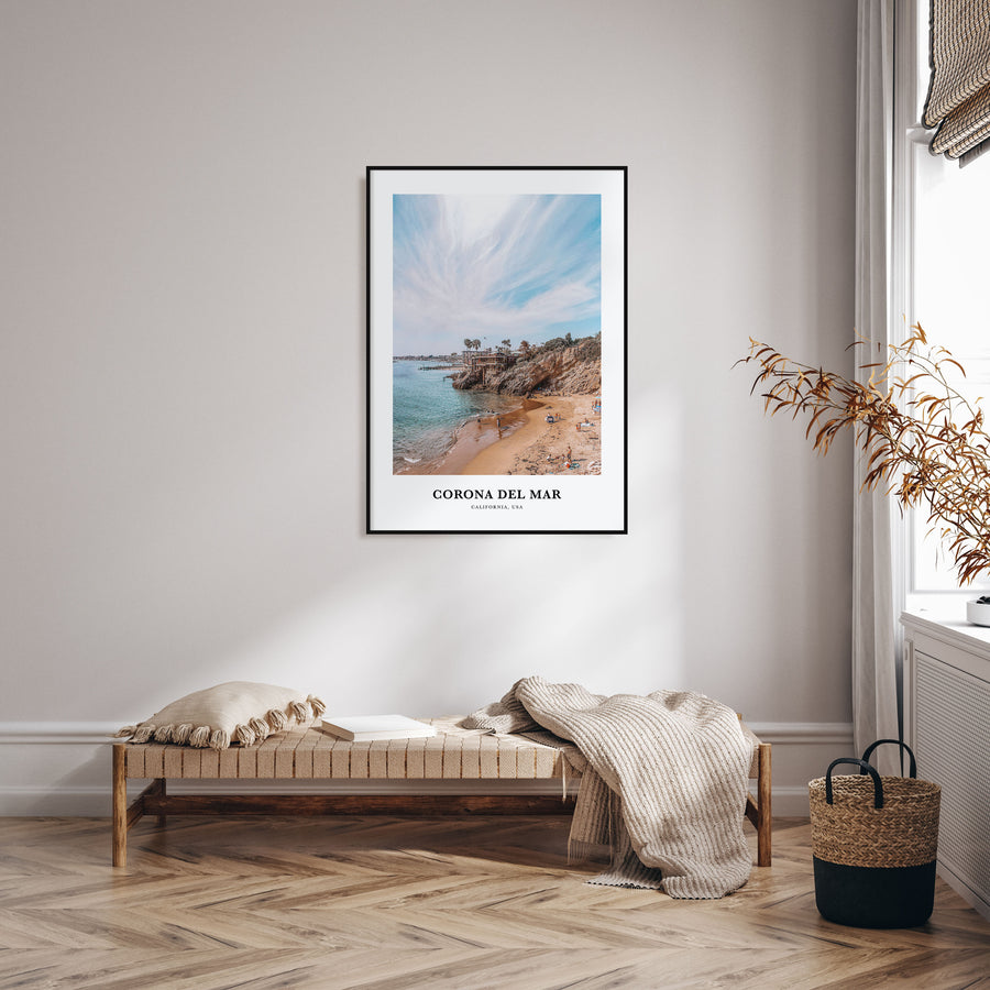 Corona del Mar Portrait Color Poster