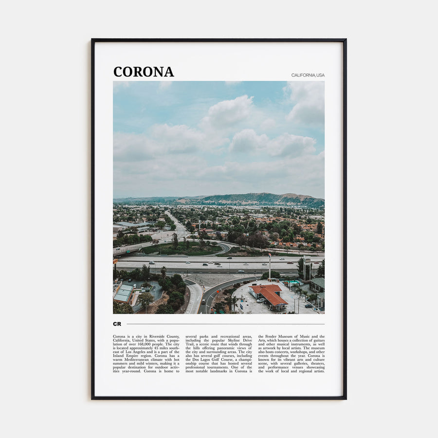 Corona Travel Color Poster