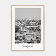 Coronado Portrait B&W Poster