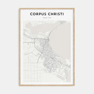 Corpus Christi Map Portrait Poster