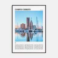 Corpus Christi Travel Color Poster