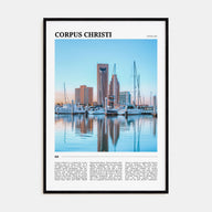 Corpus Christi Travel Color Poster
