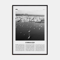 Corralejo Travel B&W Poster