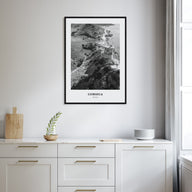 Corsica Portrait B&W Poster