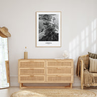 Corsica Portrait B&W Poster