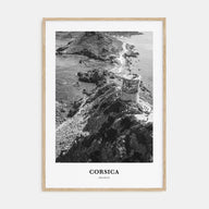 Corsica Portrait B&W Poster