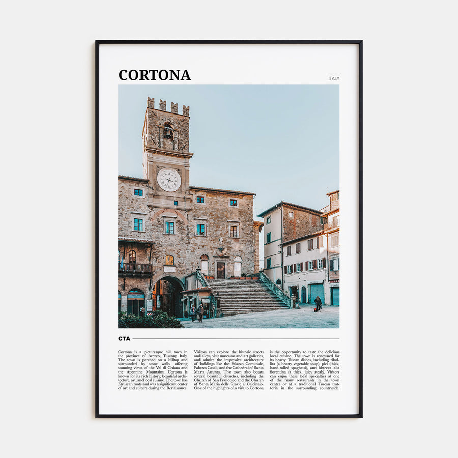 Cortona Travel Color Poster