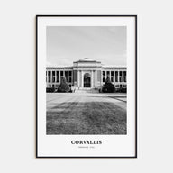 Corvallis Portrait B&W Poster